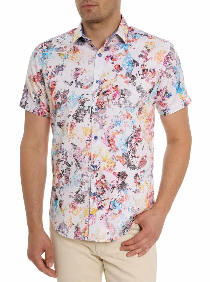 Robert Graham Button Down Shirts Men Splash Of Color Short Sleeve Button Down Shirt Classic Robert Graham Button Down Shirts Men Splash Of Color Short Sleeve Button Down Shirt Classic
