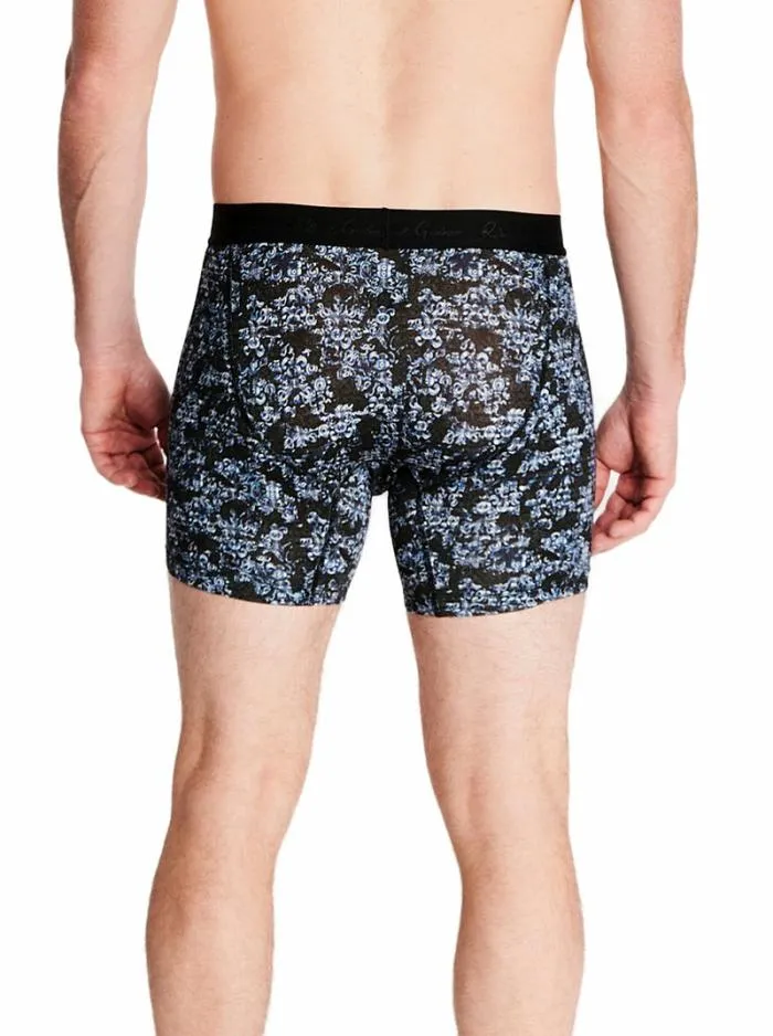 Robert Graham Pajamas and Underwear Men Window Print Boxer Brief Black