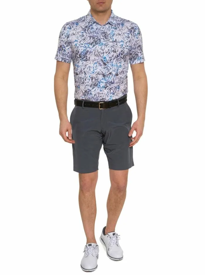 Robert Graham Polos and TShirts Men Abstract Rose Performance Polo Purple