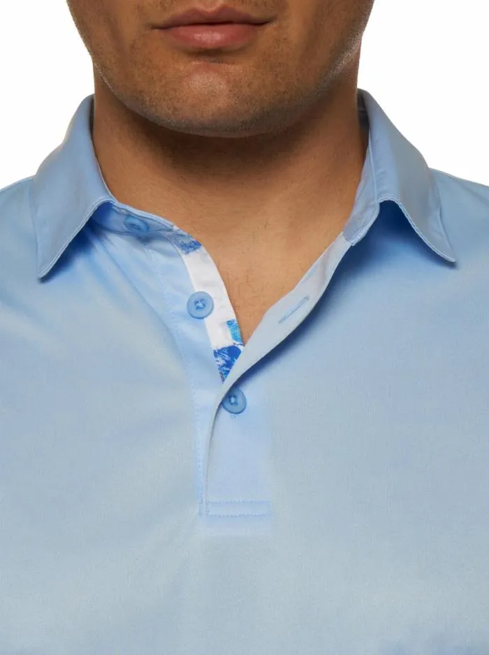 Robert Graham Polos and TShirts Men Axelsen Performance Polo White