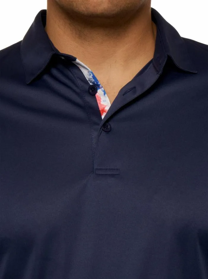 Robert Graham Polos and TShirts Men Axelsen Performance Polo White