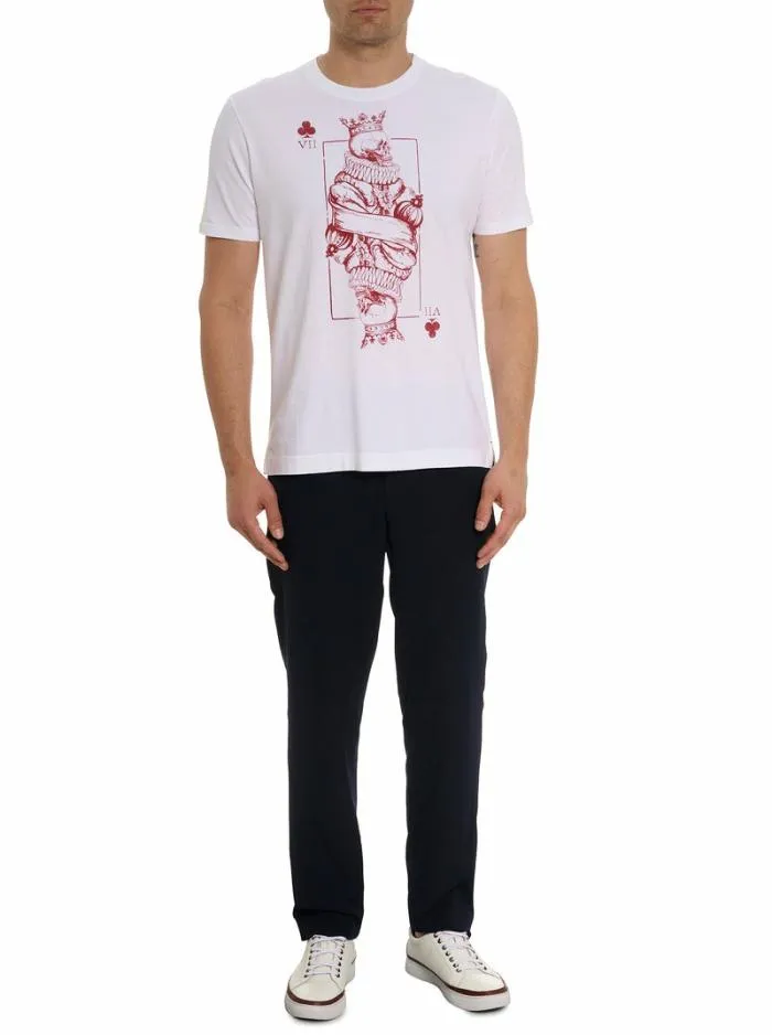 Robert Graham Polos and TShirts Men The Skull King TShirt White