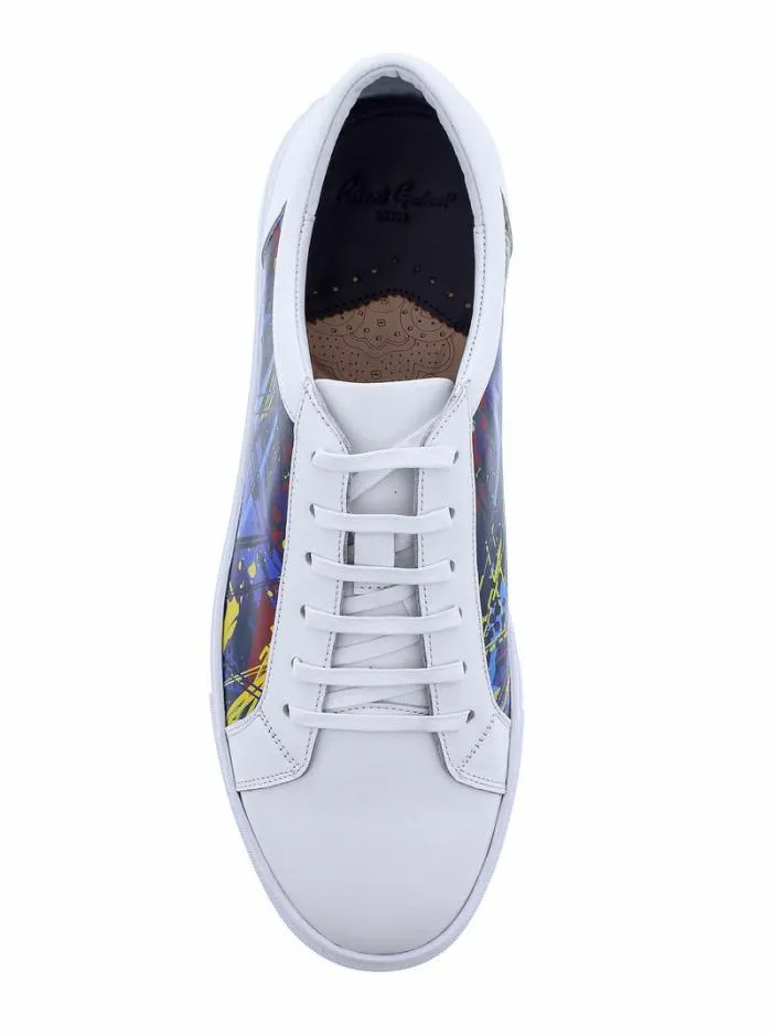 Robert Graham Shoes Men Cascade Sneakers White