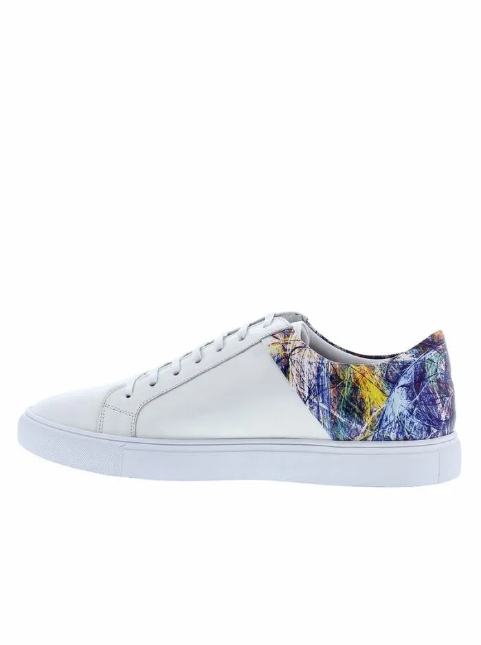 Robert Graham Shoes Men Koa Sneakers White