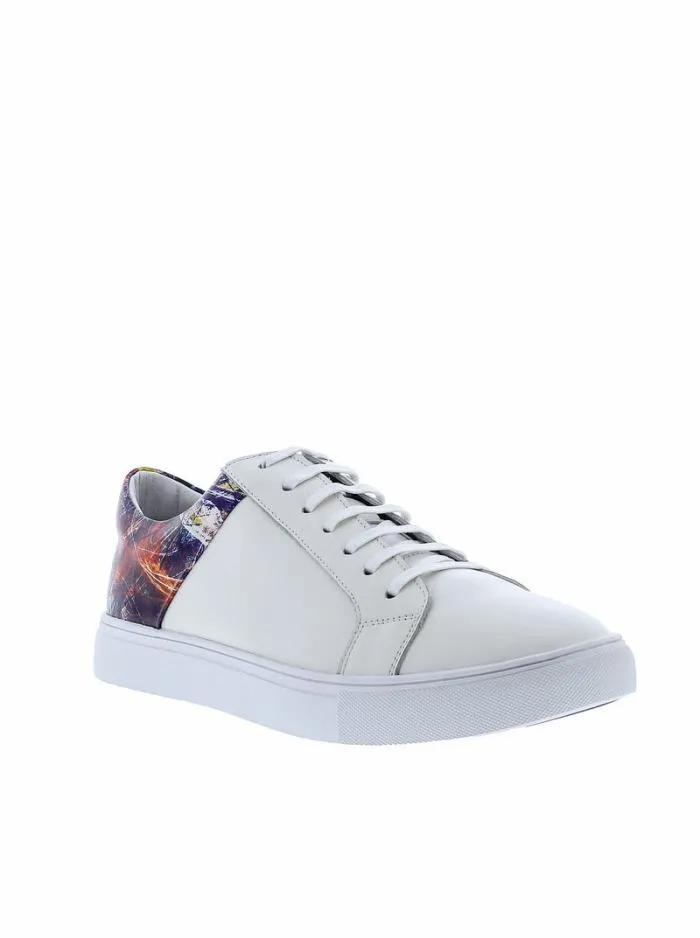 Robert Graham Shoes Men Koa Sneakers White