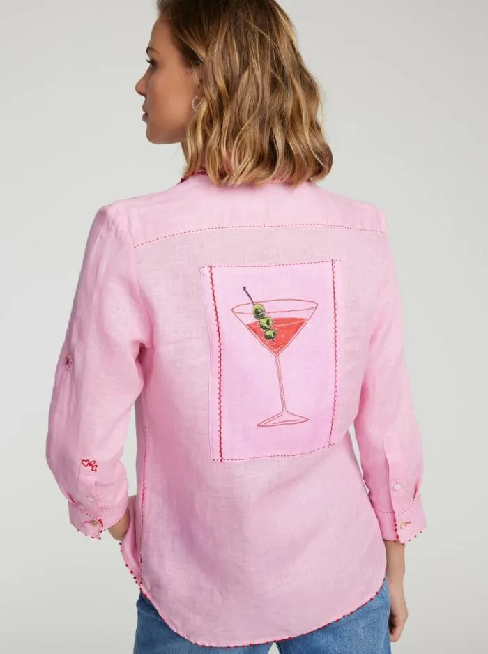 Robert Graham Tops Women Hadley Shirt Pink