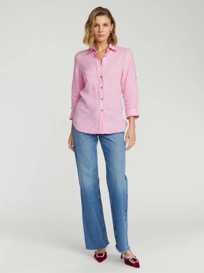 Robert Graham Tops Women Hadley Shirt Pink