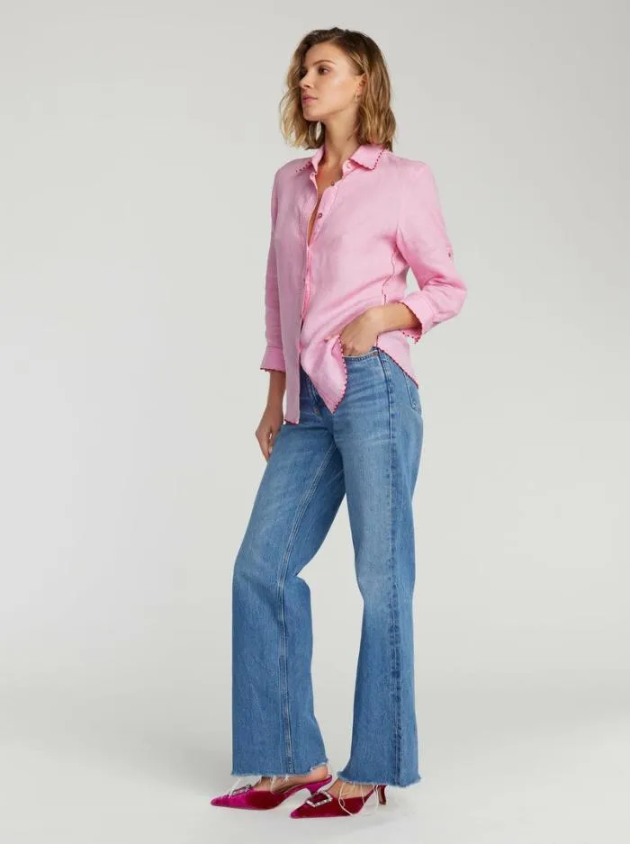 Robert Graham Tops Women Hadley Shirt Pink