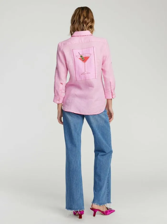 Robert Graham Tops Women Hadley Shirt Pink
