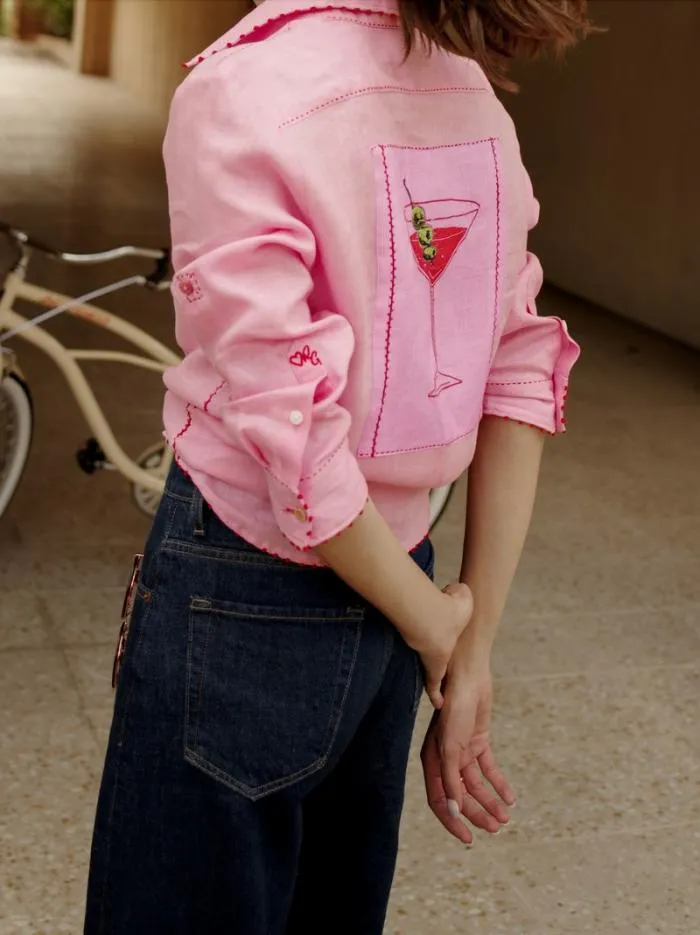 Robert Graham Tops Women Hadley Shirt Pink