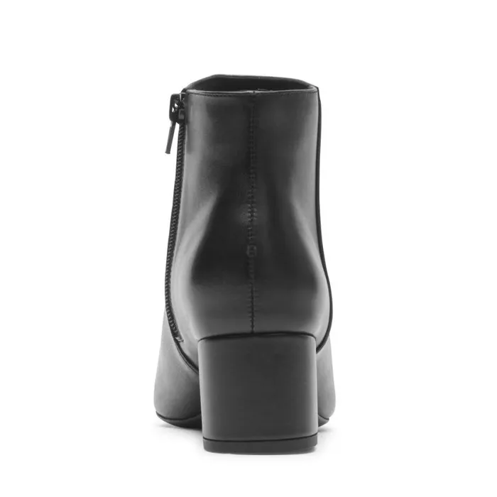 Rockport Boots and Booties Women Milia Block Bootie Black Lthr Rockport Boots and Booties Women Milia Block Bootie Black Lthr