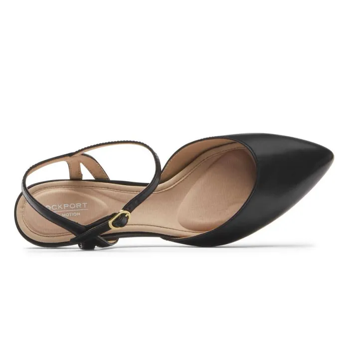 Rockport Heels Women Total Motion Kalila Ankle Strap Heel Black