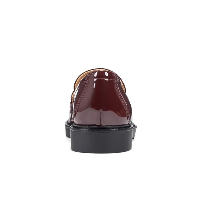 Rockport Loafers Women Kacey Tassel Oxblood Patent Rockport Loafers Women Kacey Tassel Oxblood Patent