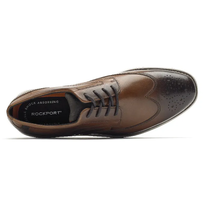 Rockport Oxfords and LaceUps Men Garett Wing Tip Oxford Cognac