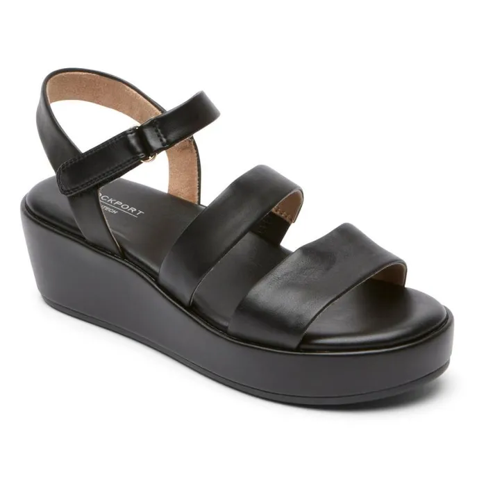 Rockport Sandals and Wedges Women Aubriella Sandal Black