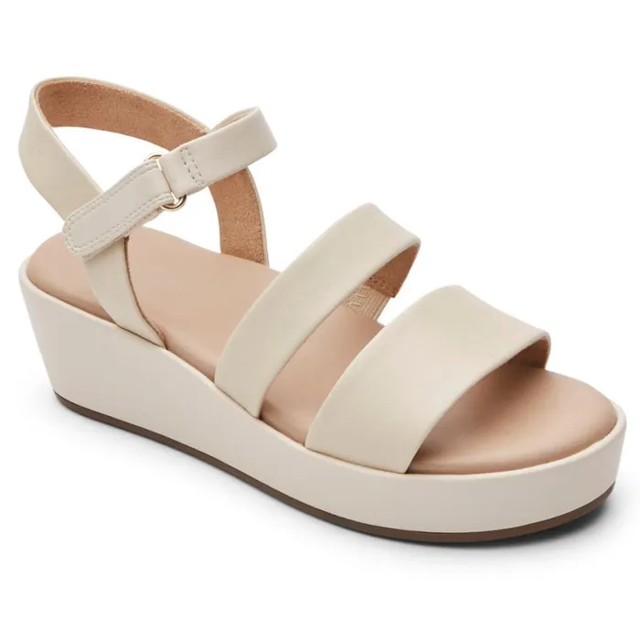 Rockport Sandals and Wedges Women Aubriella Sandal Vanilla