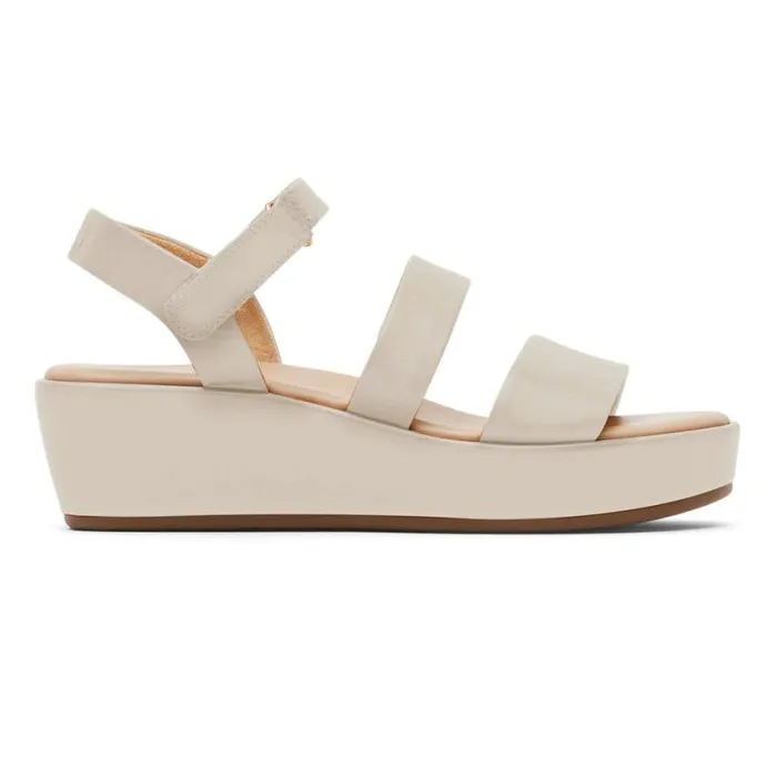 Rockport Sandals and Wedges Women Aubriella Sandal Vanilla