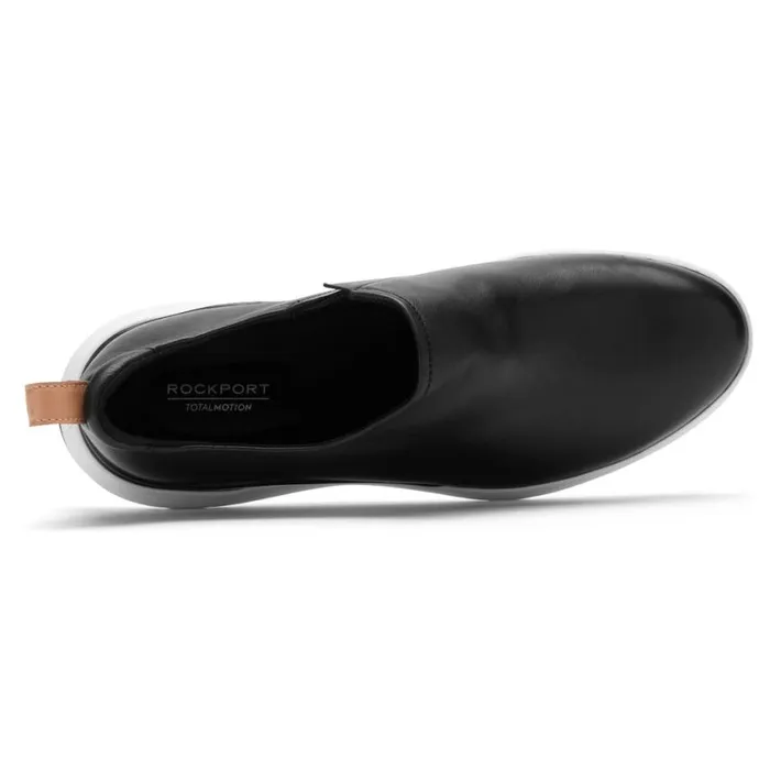 Rockport Shoes Women Total Motion Sport High SlipOn Shoe Black Leather
