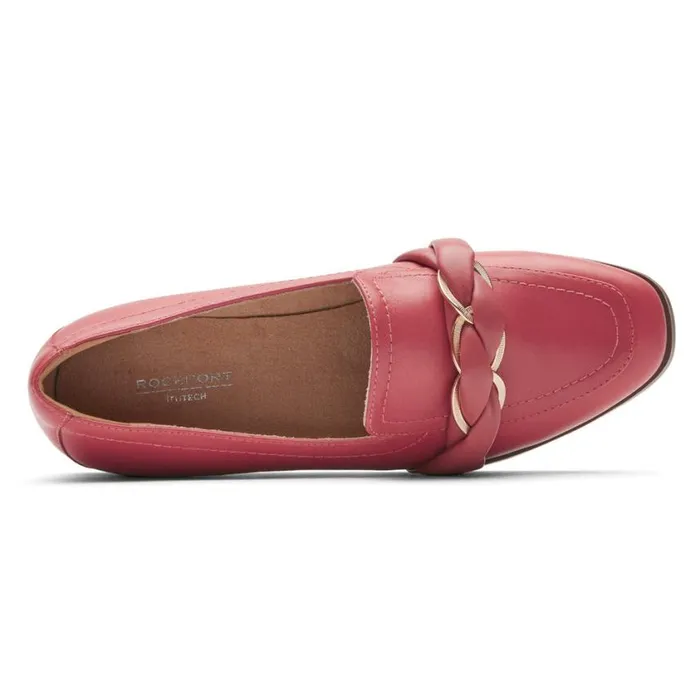 Rockport SlipOns Women Susana Woven Chain Loafer Astro Dust Lthr