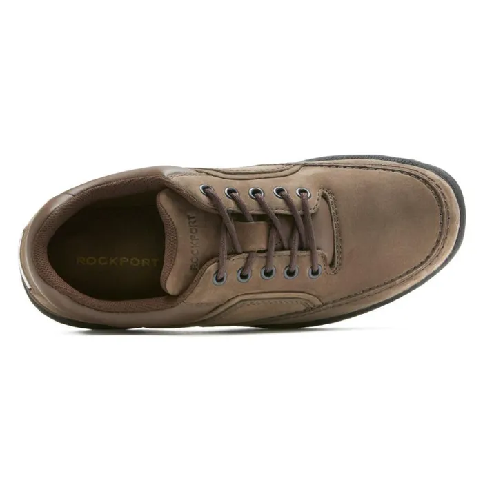 Rockport Sneakers Men Ridgefield Eureka LaceUp Chocolate Nubuck