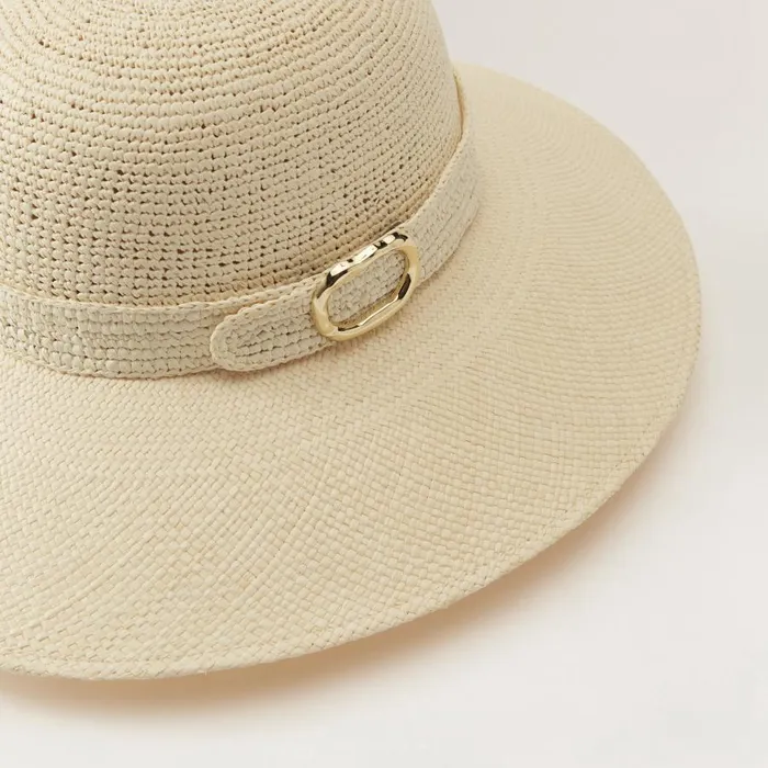 Round Crown Hats Helen Kaminski Corto Alabaster