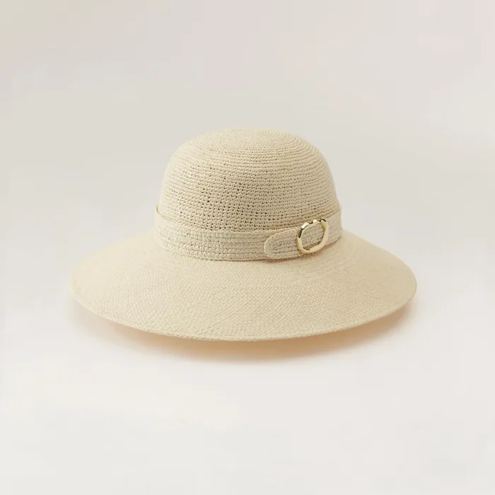 Round Crown Hats Helen Kaminski Corto Alabaster