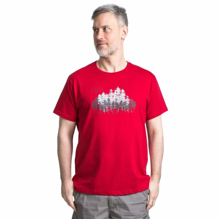 Router Printed Casual TShirt Red Men Trespass TShirts