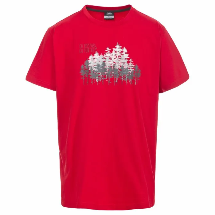 Router Printed Casual TShirt Red Men Trespass TShirts