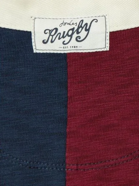 Rugby Shirts Boys Joules Multi Grandad Collar Rugby Shirt