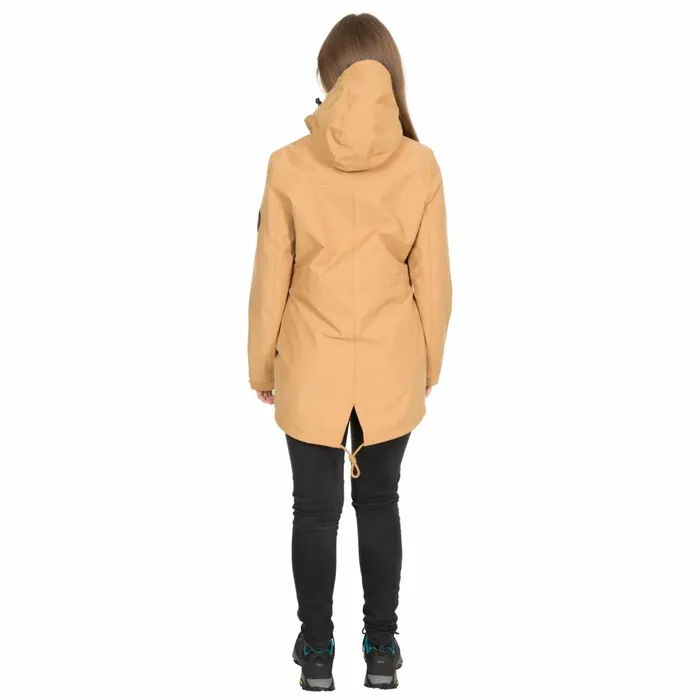 Sabine DLX Waterproof Jacket Sandstone Women Trespass Waterproof Jackets