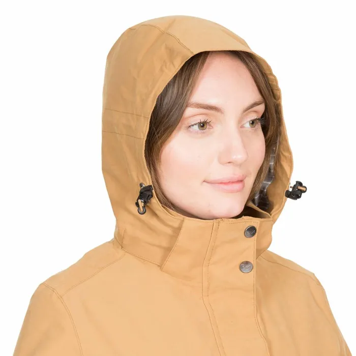 Sabine DLX Waterproof Jacket Sandstone Women Trespass Waterproof Jackets