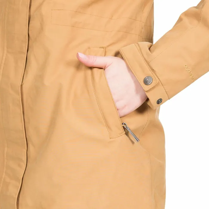 Sabine DLX Waterproof Jacket Sandstone Women Trespass Waterproof Jackets