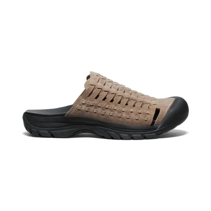 San Juan II Taupe GrayBlack Leather Sandal Men KEEN Sandals