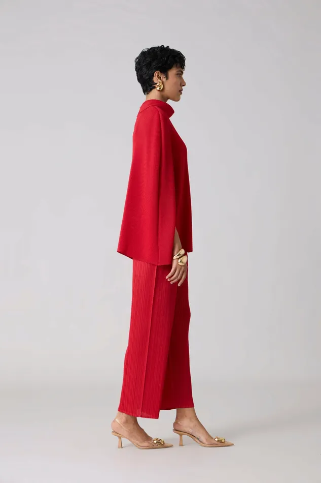 Scarlet Sage CoOrd Sets Lark Cape Set 8211 Red 8211 Women