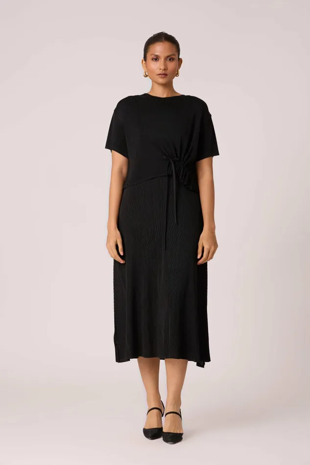 Scarlet Sage Dresses Elsie Cape Dress 8211 Black 8211 Women