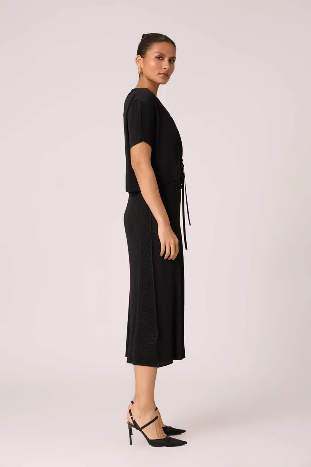 Scarlet Sage Dresses Elsie Cape Dress 8211 Black 8211 Women