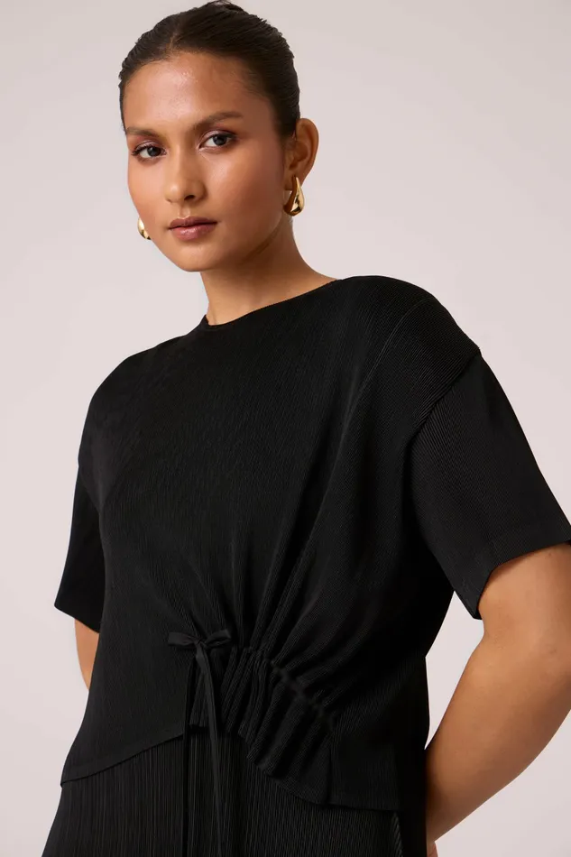 Scarlet Sage Dresses Elsie Cape Dress 8211 Black 8211 Women