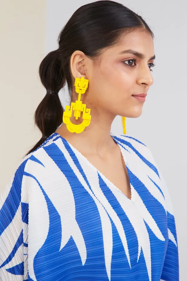 Scarlet Sage Gissa Bicalho Shanghai Earrings 8211 Yellow 8211 Women