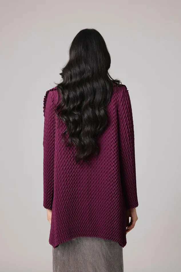 Scarlet Sage Overlays Carina Chevron Overlay 8211 Wine 8211 Women
