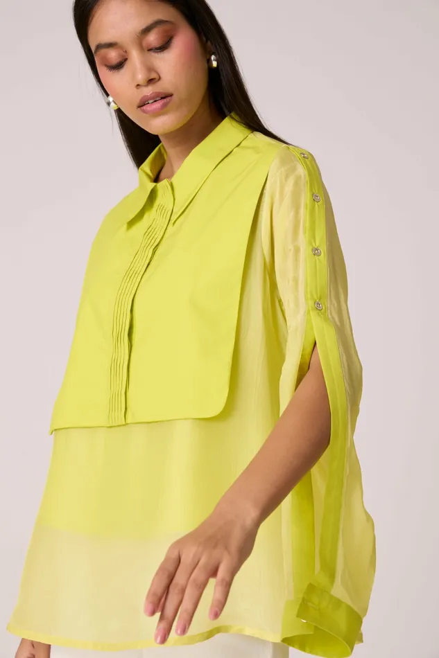 Scarlet Sage Tops Layla Shirt 8211 Lime 8211 Women