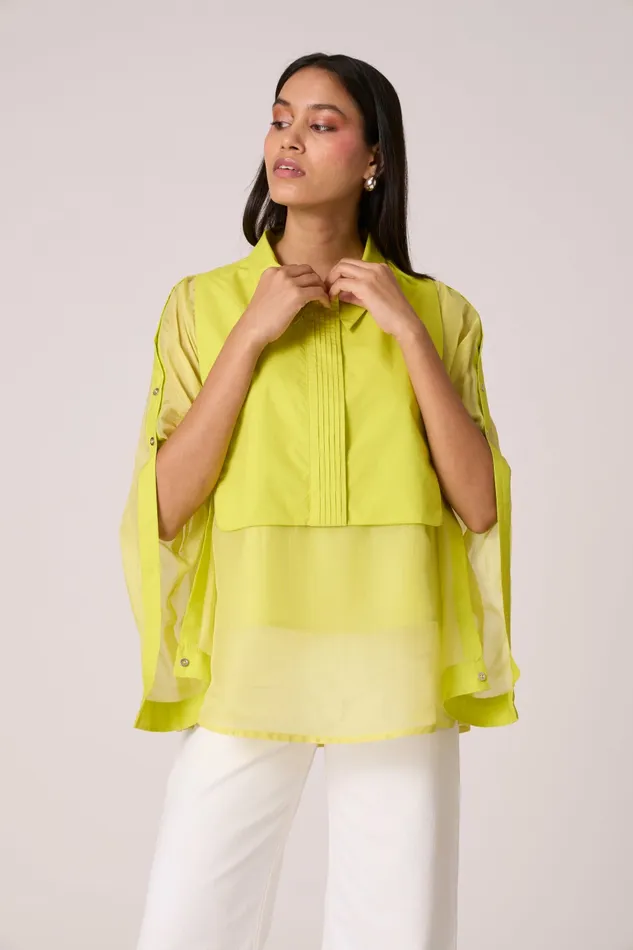 Scarlet Sage Tops Layla Shirt 8211 Lime 8211 Women