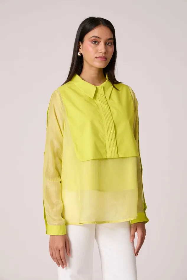 Scarlet Sage Tops Layla Shirt 8211 Lime 8211 Women