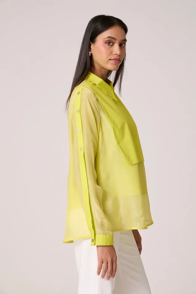 Scarlet Sage Tops Layla Shirt 8211 Lime 8211 Women