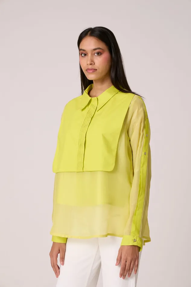 Scarlet Sage Tops Layla Shirt 8211 Lime 8211 Women
