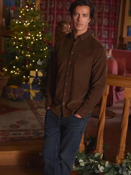 Shirts Men Joules Brown Corduroy Shirt