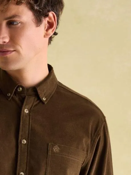 Shirts Men Joules Brown Corduroy Shirt