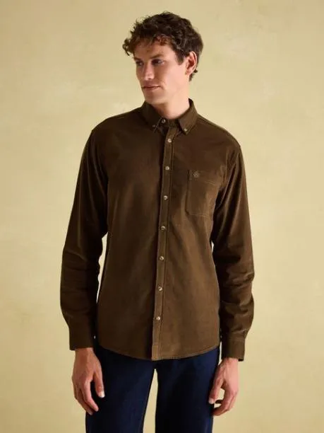 Shirts Men Joules Brown Corduroy Shirt