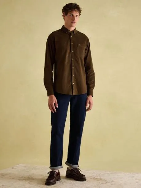Shirts Men Joules Brown Corduroy Shirt