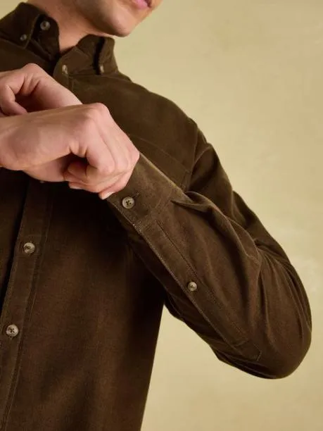 Shirts Men Joules Brown Corduroy Shirt