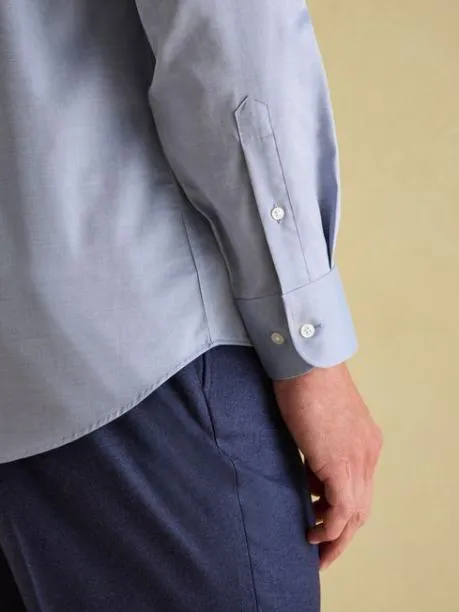 Shirts Men Joules Next Blue Regular Fit Twill Single Cuff Oxford Shirt